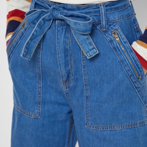 denim culottes - Picture 3 of 4